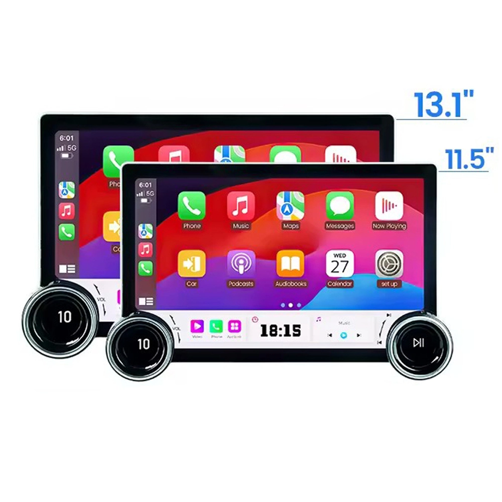 11.5" Next-Gen Android 13 Smart Car Multimedia Player – Precision Control with Dual Rotary Knobs