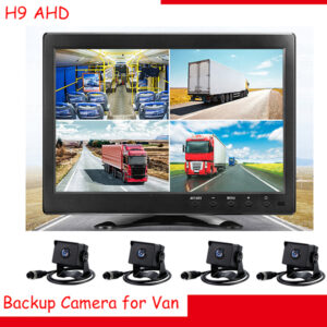 Professional 4-Channel AHD 1080P Truck DVR System with Quad-View Monitor